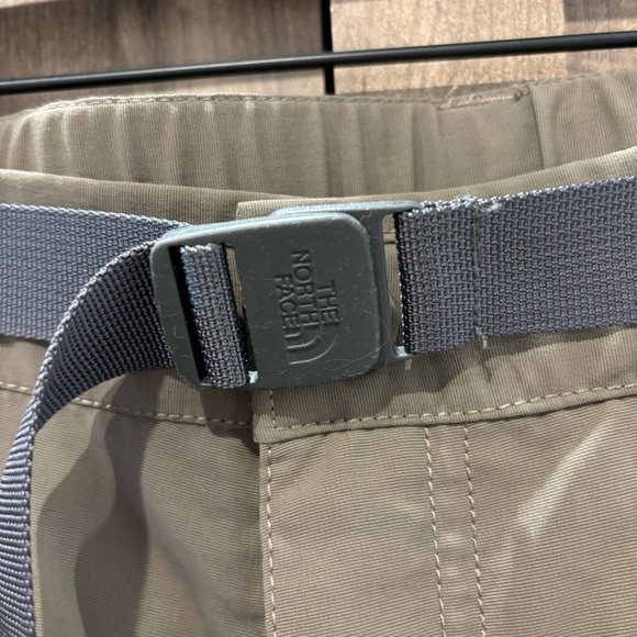 The North Face XL Cargo Pants Convertible Zip Off Nylon Green - Picture 6 of 14